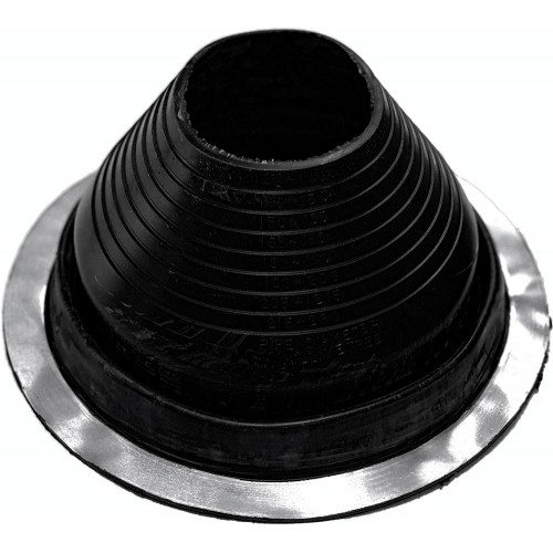 Waterproof rubber sealing for roof vents